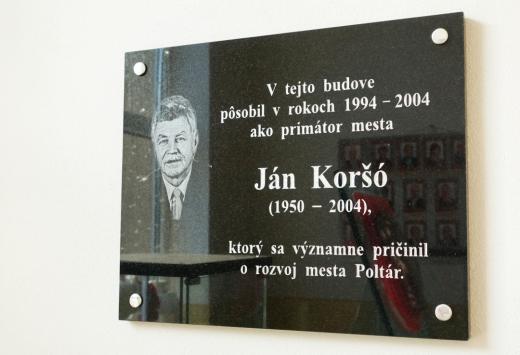 Tabuľa - Ján Koršó