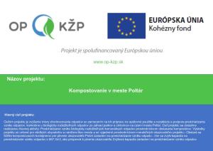 Kompostovanie v meste Poltár